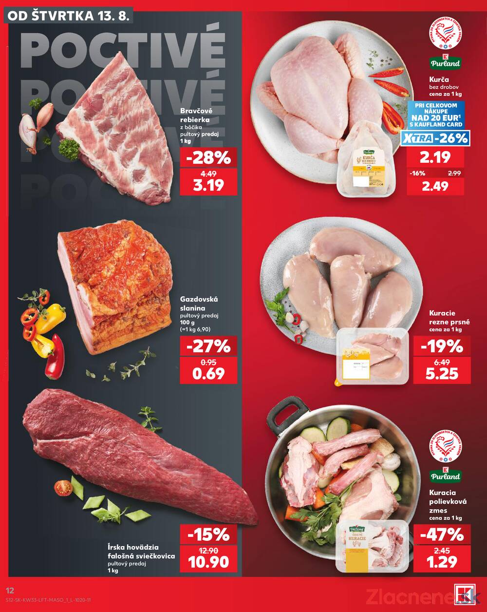 Kaufland 13.8. - 19.8. - Kaufland Poprad - Jiřího Wolkera