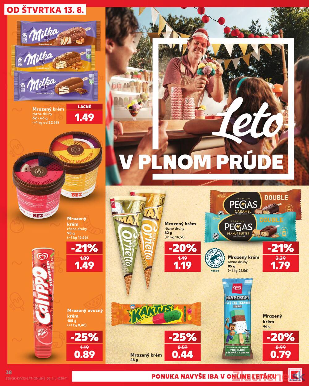 Kaufland 13.8. - 19.8. - Kaufland Poprad - Jiřího Wolkera