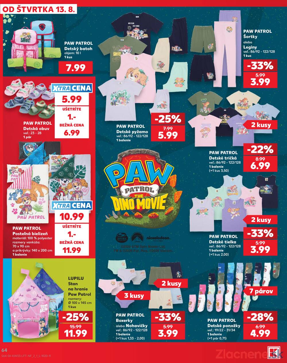 Kaufland 13.8. - 19.8. - Kaufland Poprad - Jiřího Wolkera