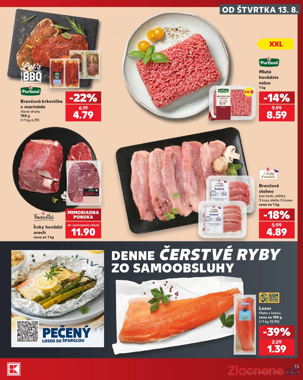 Kaufland 13.8. - 19.8. - Kaufland Bratislava - Bory
