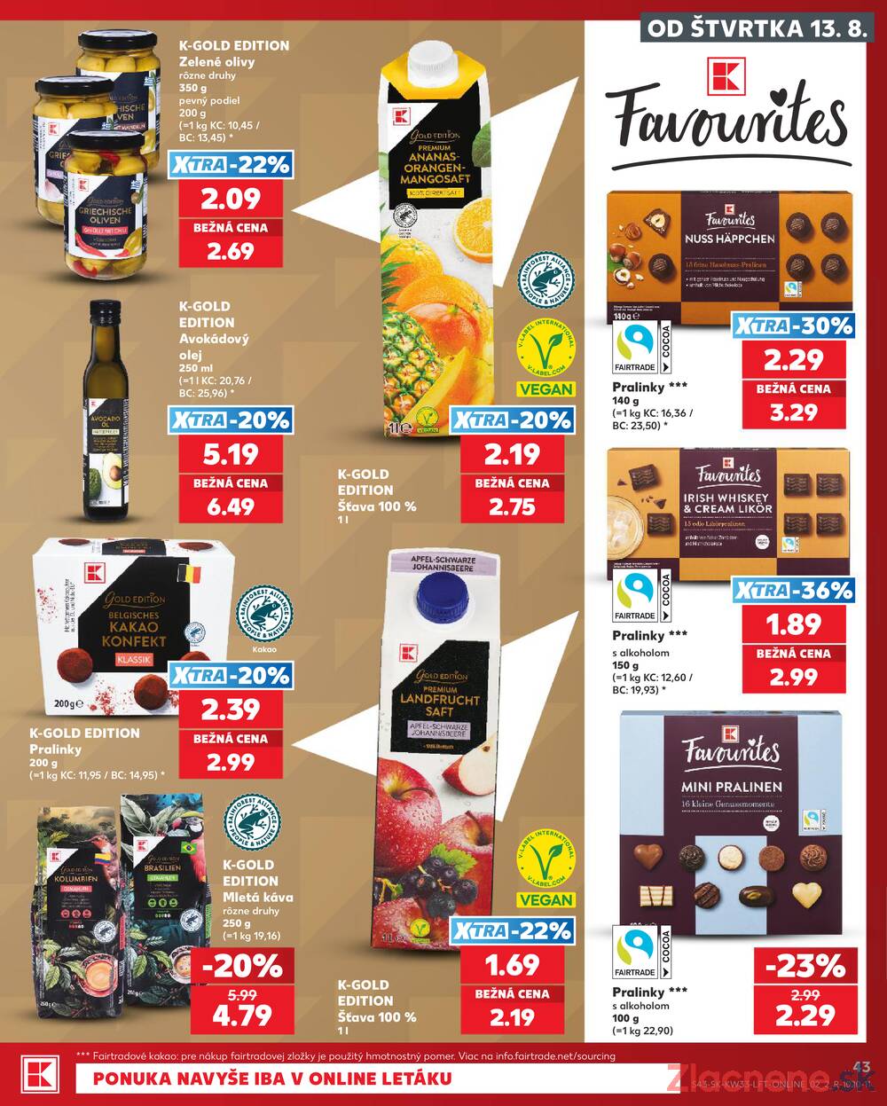 Kaufland 13.8. - 19.8. - Kaufland Bratislava - Bory
