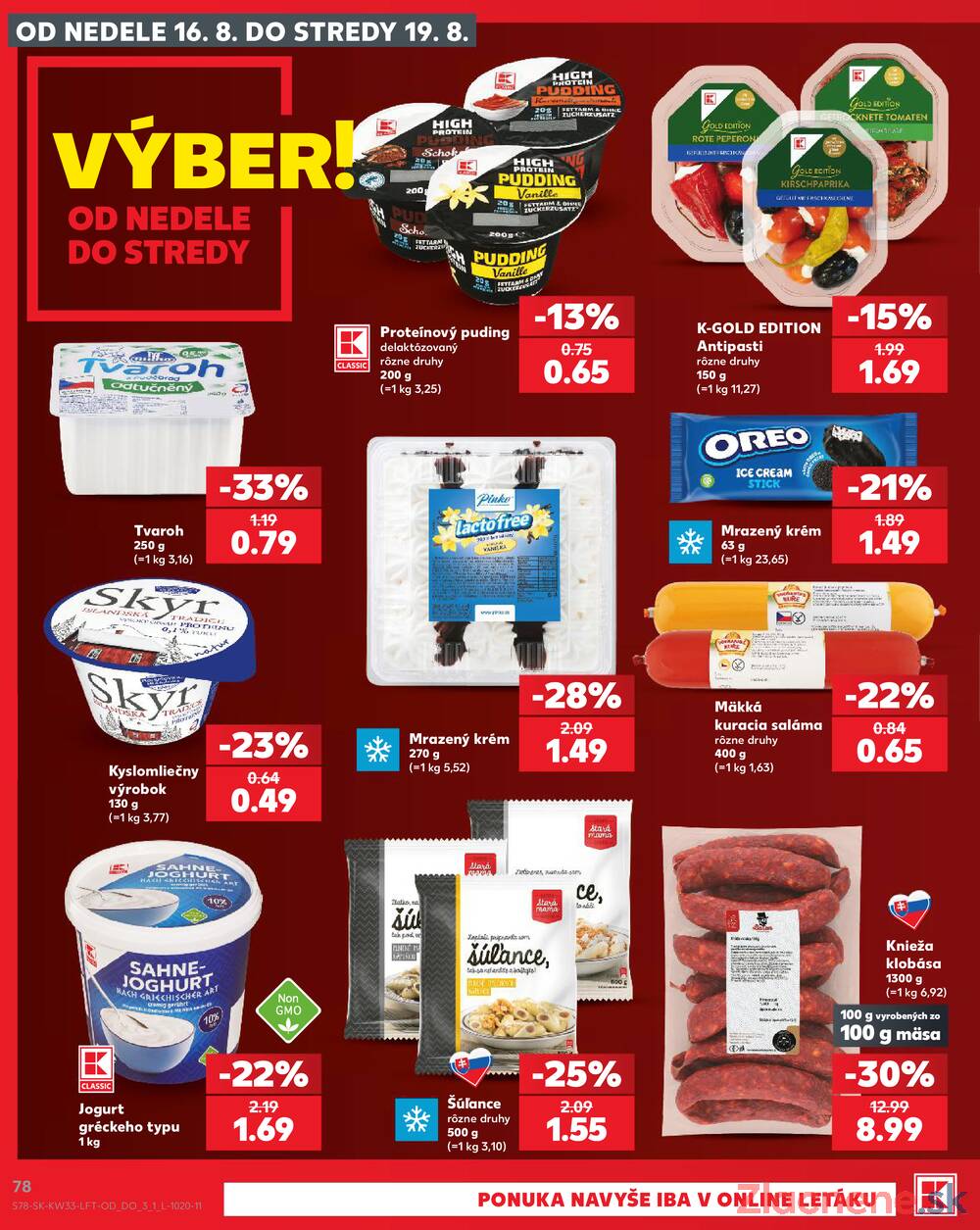 Kaufland 13.8. - 19.8. - Kaufland Bratislava - Bory