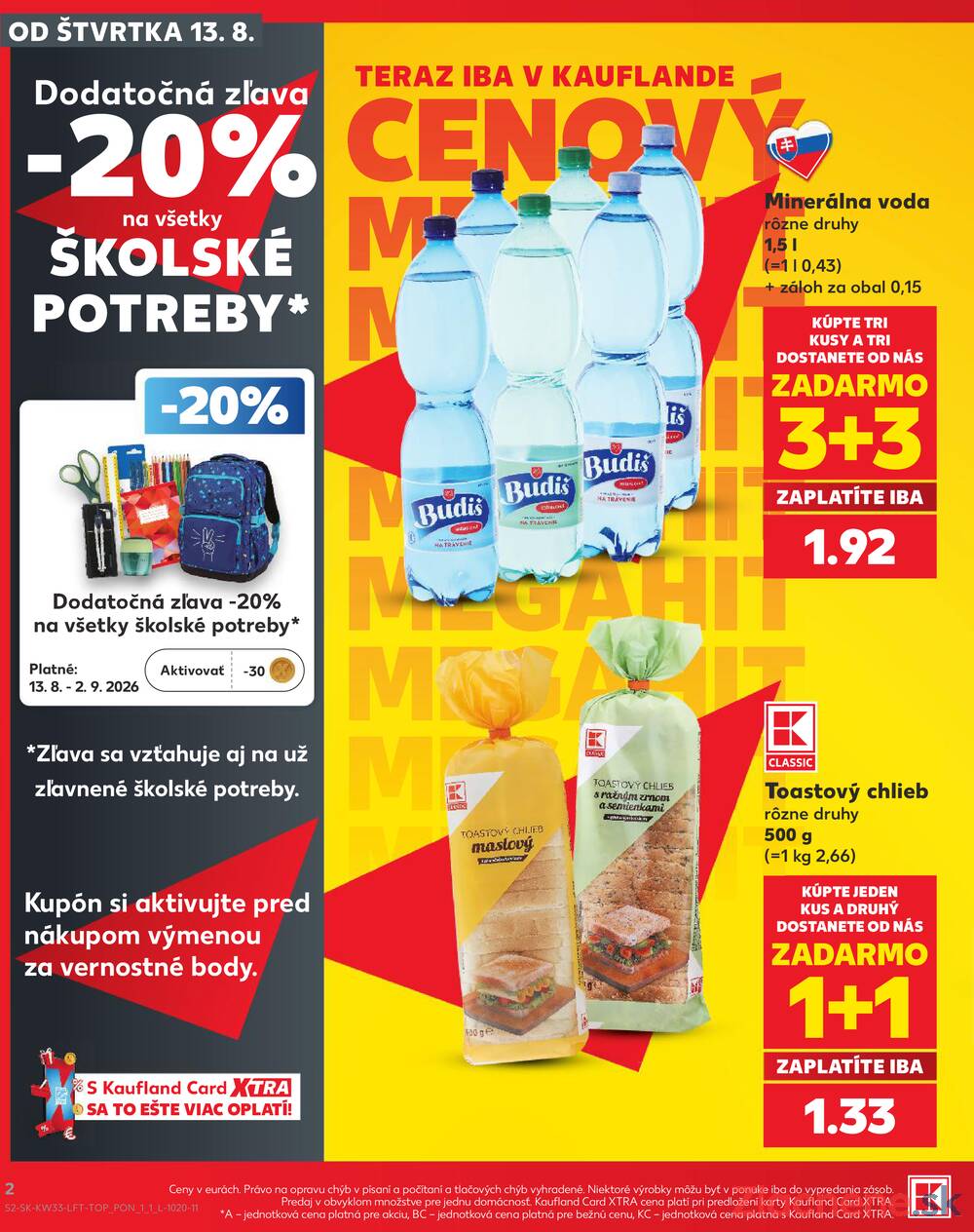 Kaufland 13.8. - 19.8. - Kaufland Bratislava - Avion (Ivanská cesta)