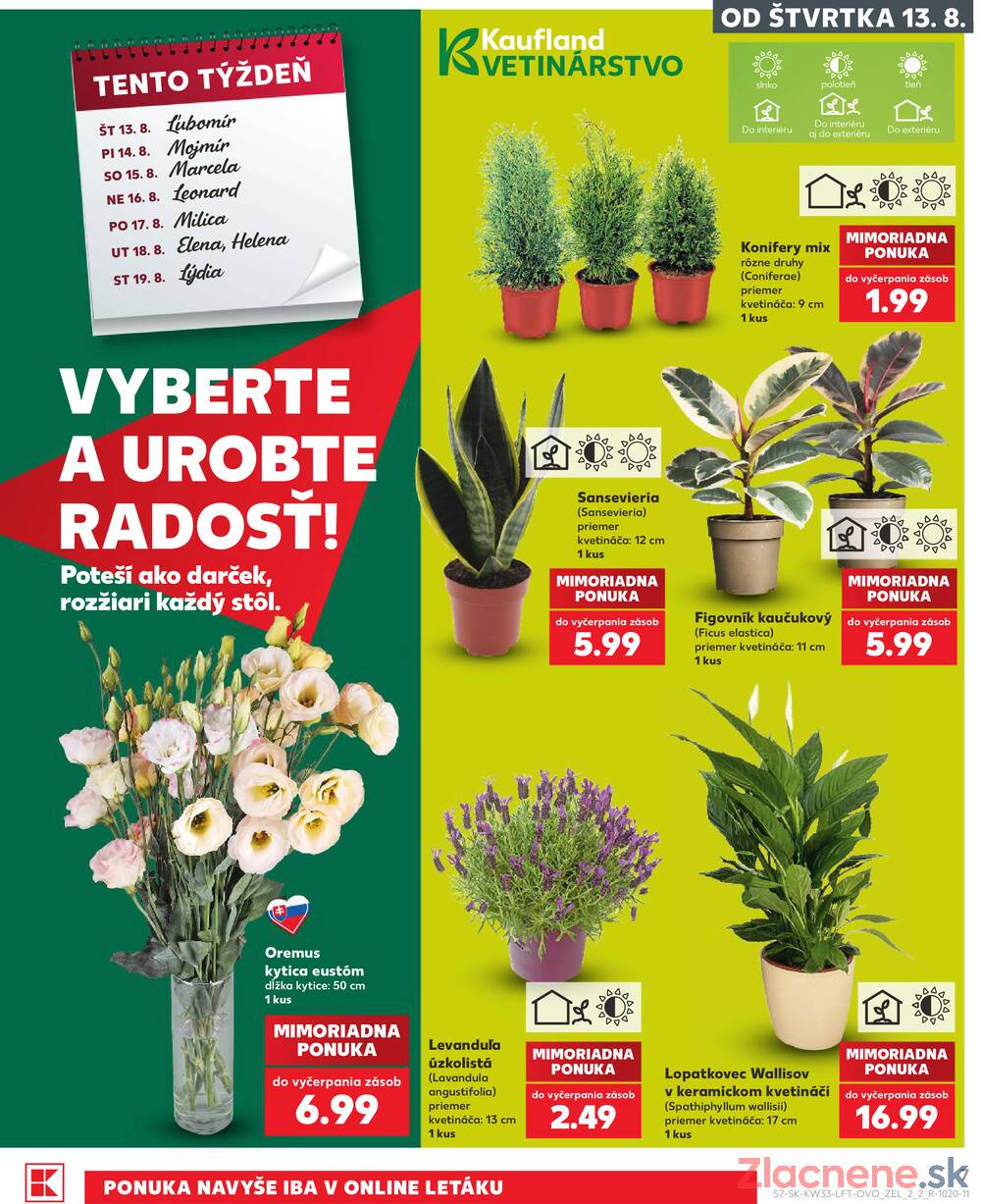 Kaufland 13.8. - 19.8. - Kaufland Liptovský Mikuláš
