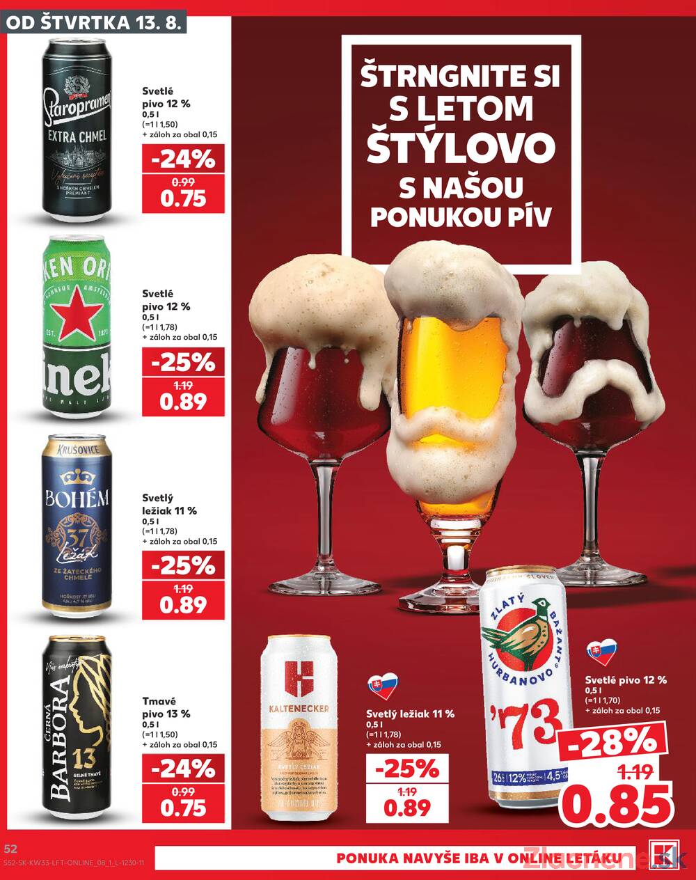 Kaufland 13.8. - 19.8. - Kaufland Liptovský Mikuláš