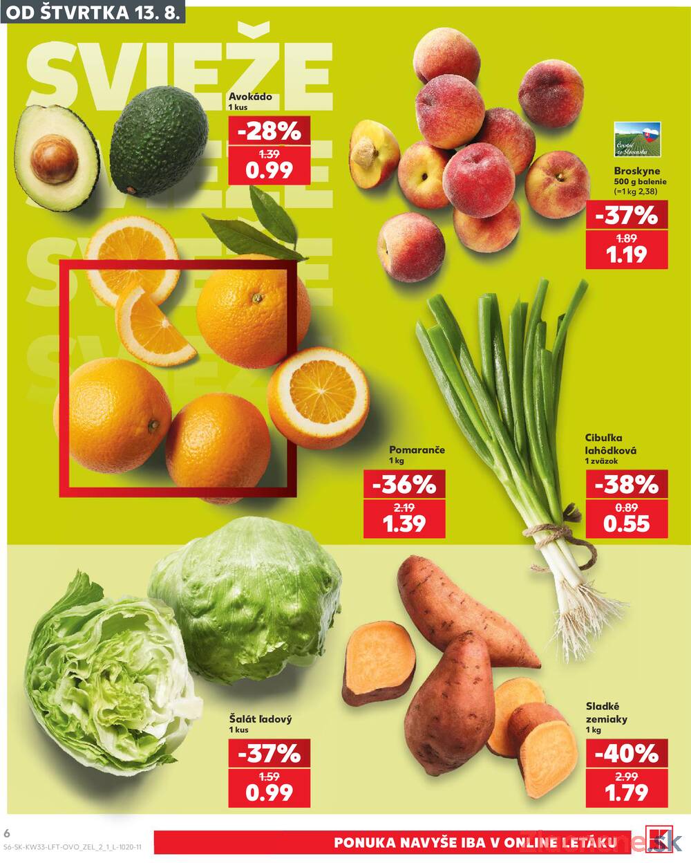 Kaufland 13.8. - 19.8. - Kaufland Žilina