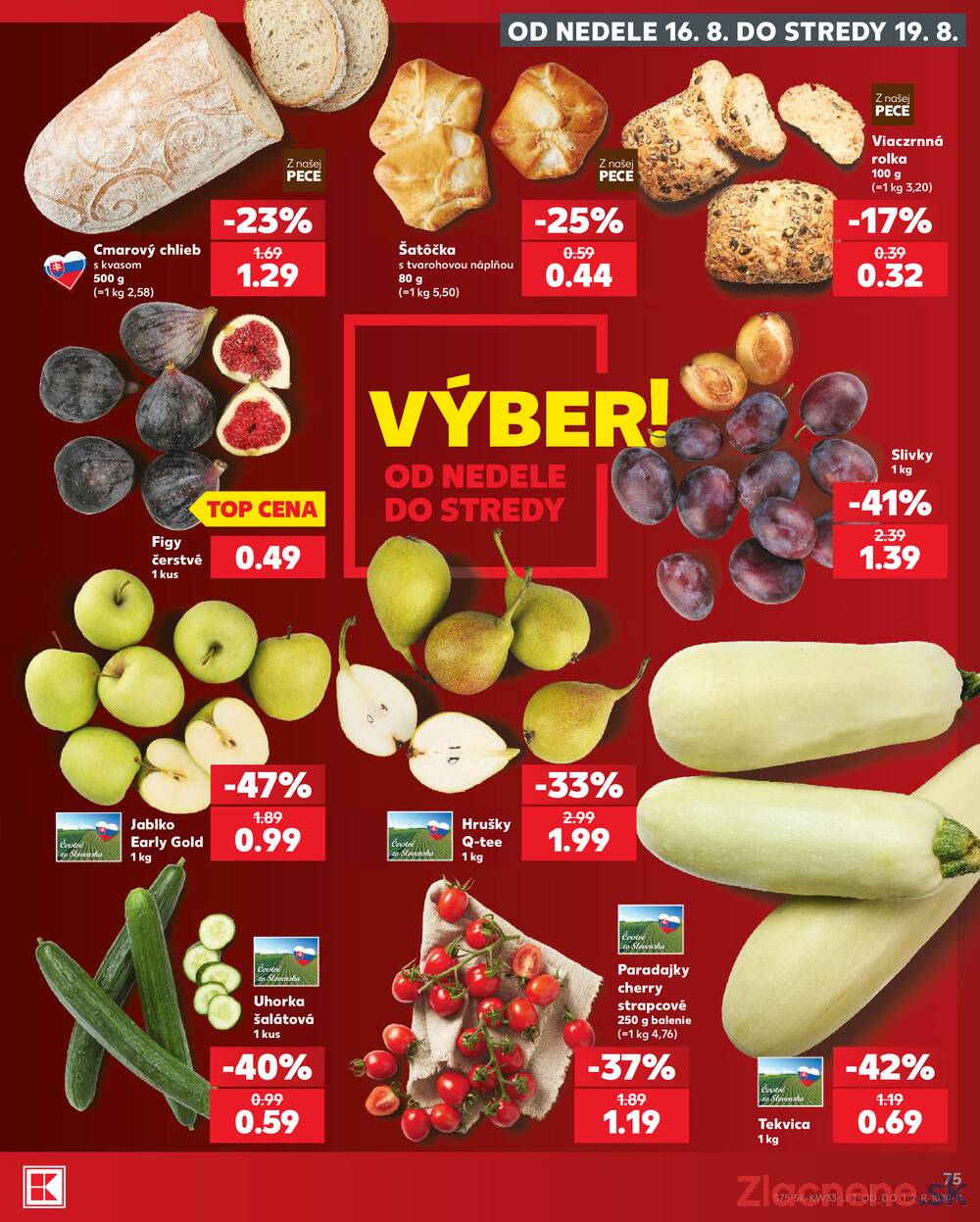 Kaufland 13.8. - 19.8. - Kaufland Žilina
