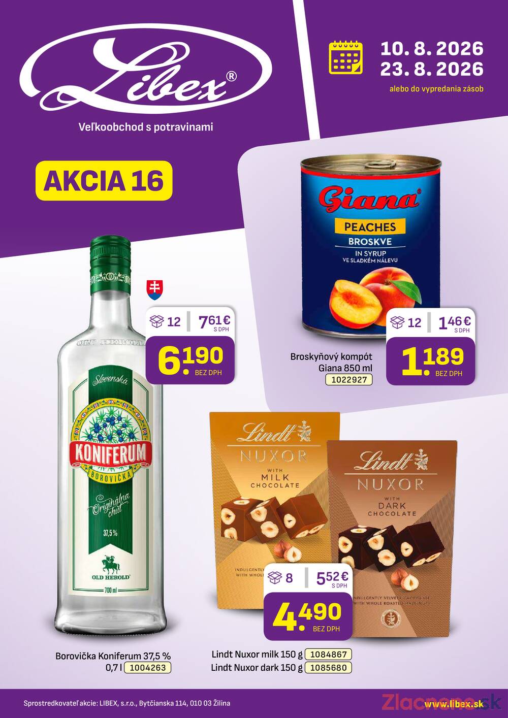 Leták Libex - Libex do 23.8. - strana 1 Leták Libex - Libex do 23.8. - strana 1