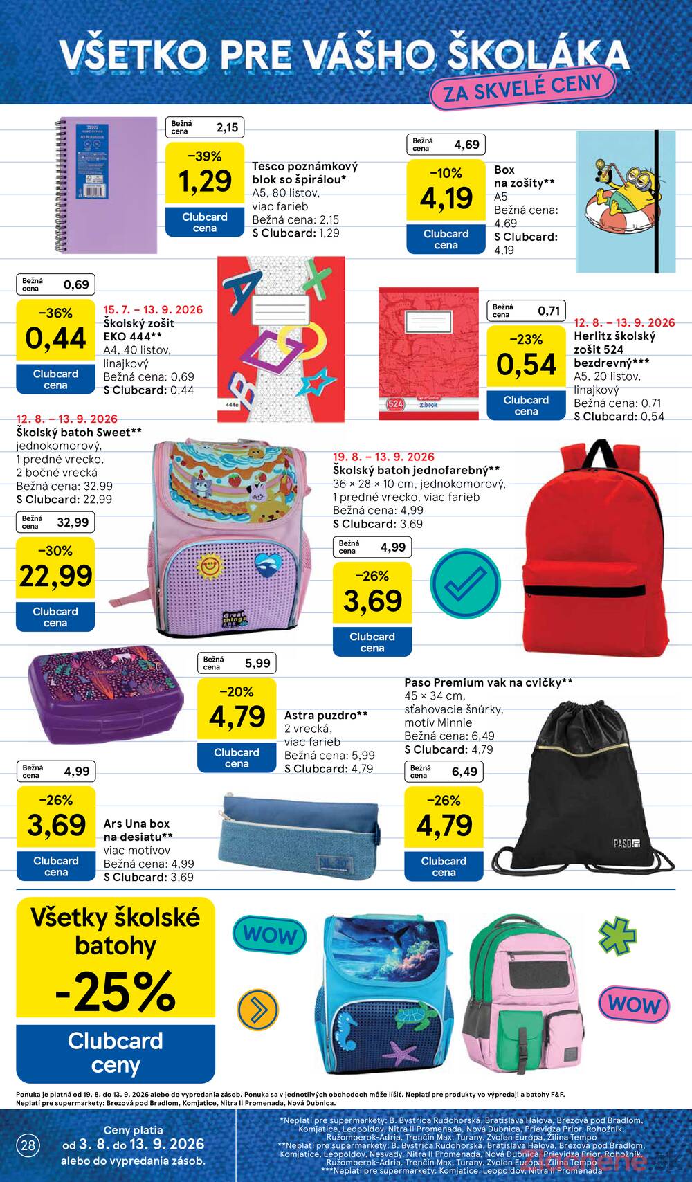 Leták Tesco - Tesco supermarkety od 19.8. do 25.8.2026 - strana 28 Leták Tesco - Tesco supermarkety od 19.8. do 25.8.2026 - strana 28