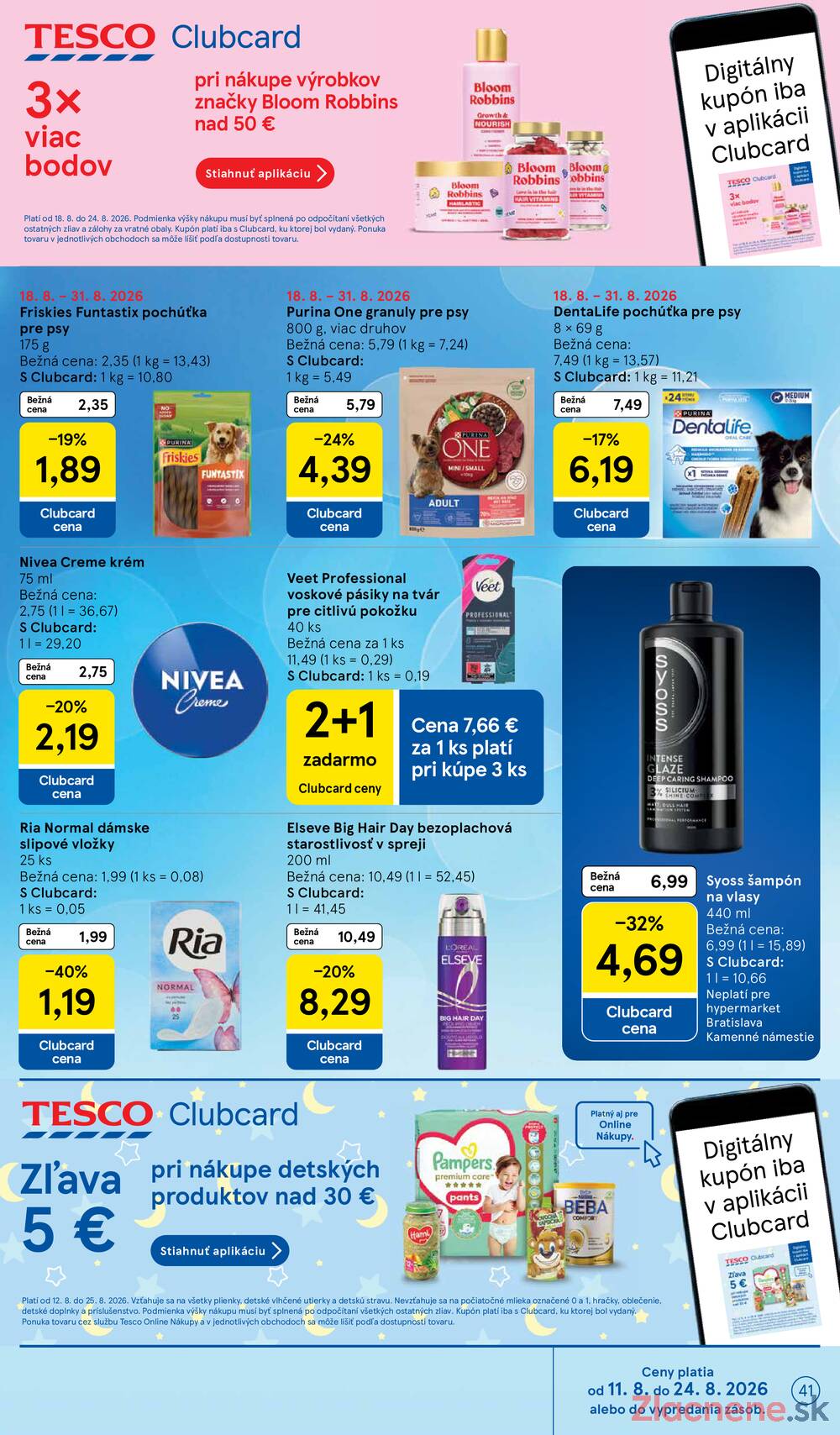 Leták Tesco - Tesco hypermarkety 19.8. - 25.8. - strana 41 Leták Tesco - Tesco hypermarkety 19.8. - 25.8. - strana 41