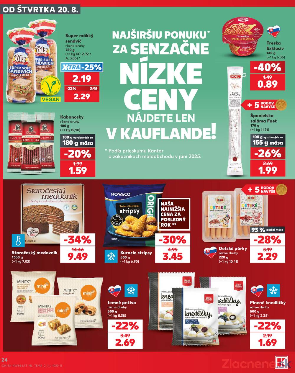 Leták Kaufland - Kaufland 20.8. - 26.8. - Kaufland Detva - strana 24 Leták Kaufland - Kaufland 20.8. - 26.8. - Kaufland Detva - strana 24