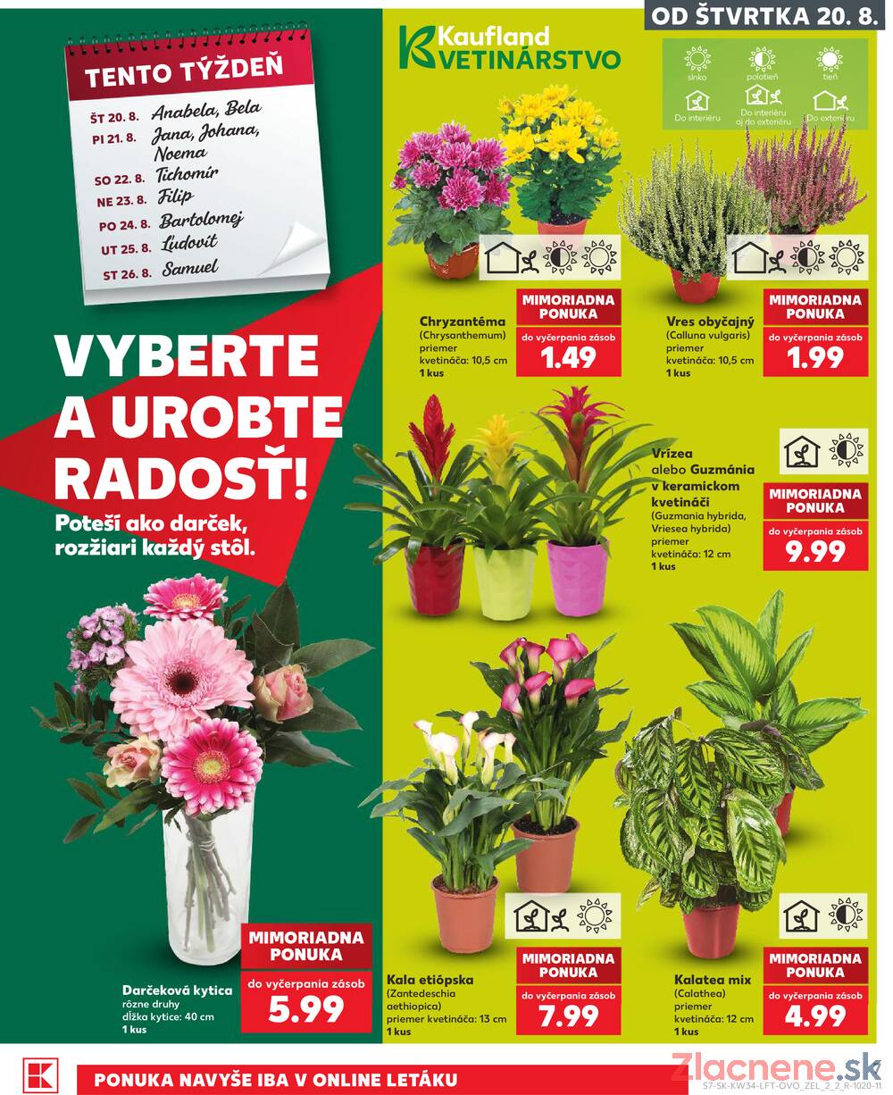 Kaufland 20.8. - 26.8. - Kaufland Bytča
