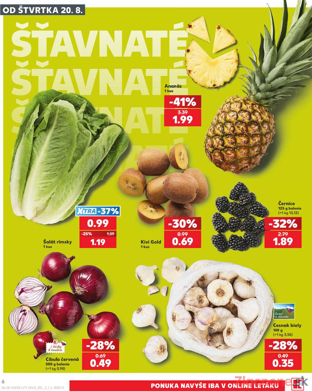 Kaufland 20.8. - 26.8. - Kaufland Rimavská Sobota