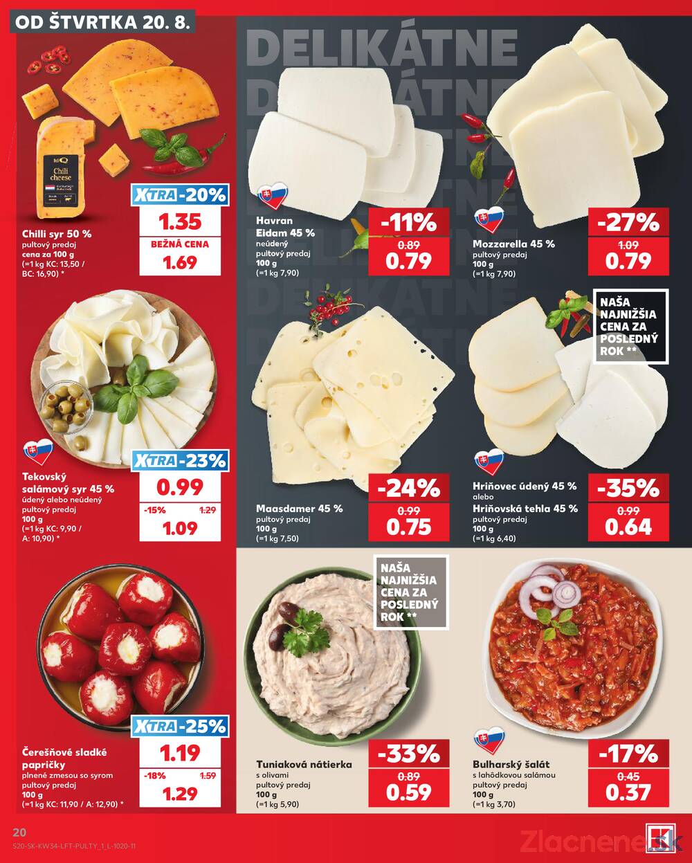 Kaufland 20.8. - 26.8. - Kaufland Bardejov