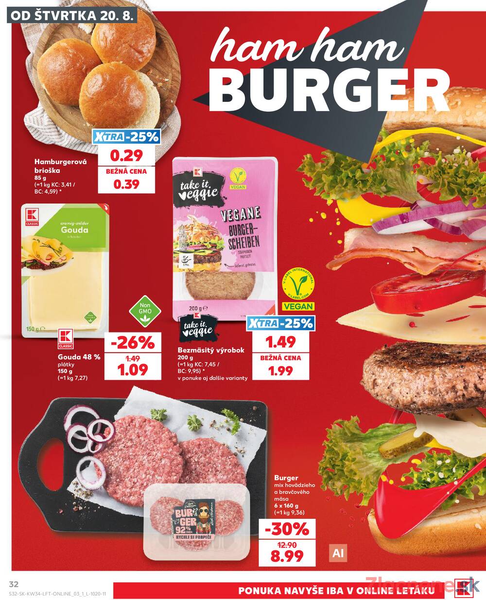 Kaufland 20.8. - 26.8. - Kaufland Bardejov