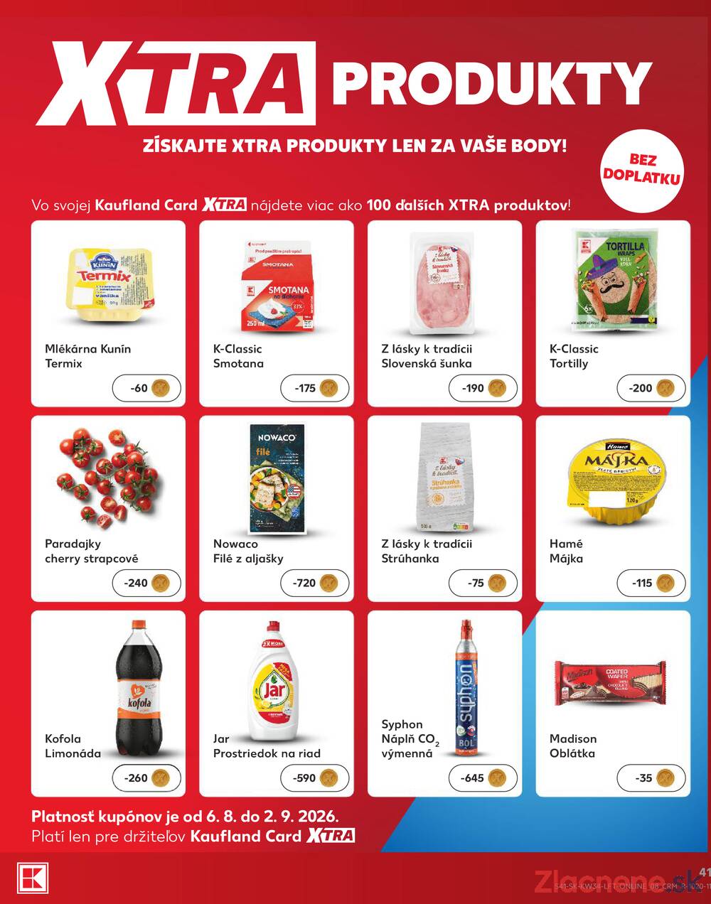 Kaufland 20.8. - 26.8. - Kaufland Stará Ľubovňa