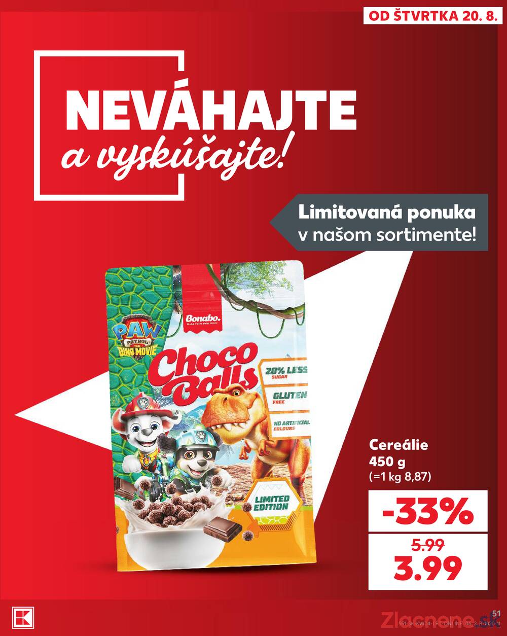 Kaufland 20.8. - 26.8. - Kaufland Trebišov