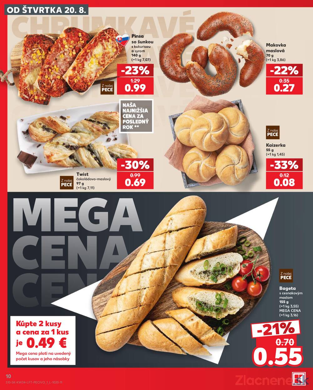 Kaufland 20.8. - 26.8. - Kaufland Handlová - Okružná ul.