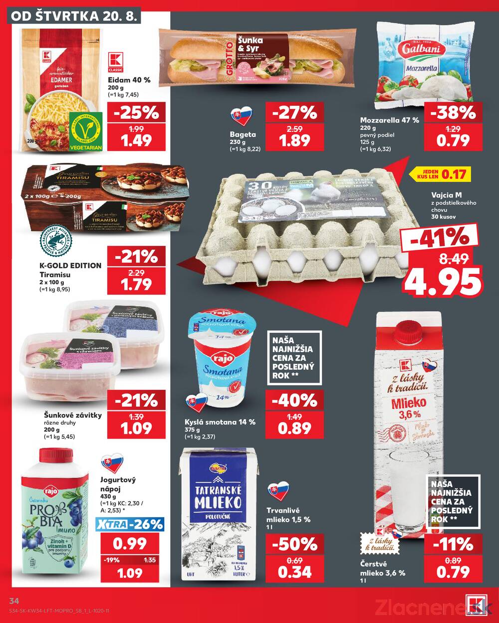 Kaufland 20.8. - 26.8. - Kaufland Handlová - Okružná ul.
