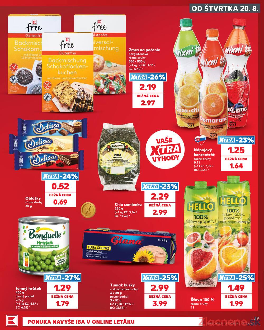 Kaufland 20.8. - 26.8. - Kaufland Veľký Meder