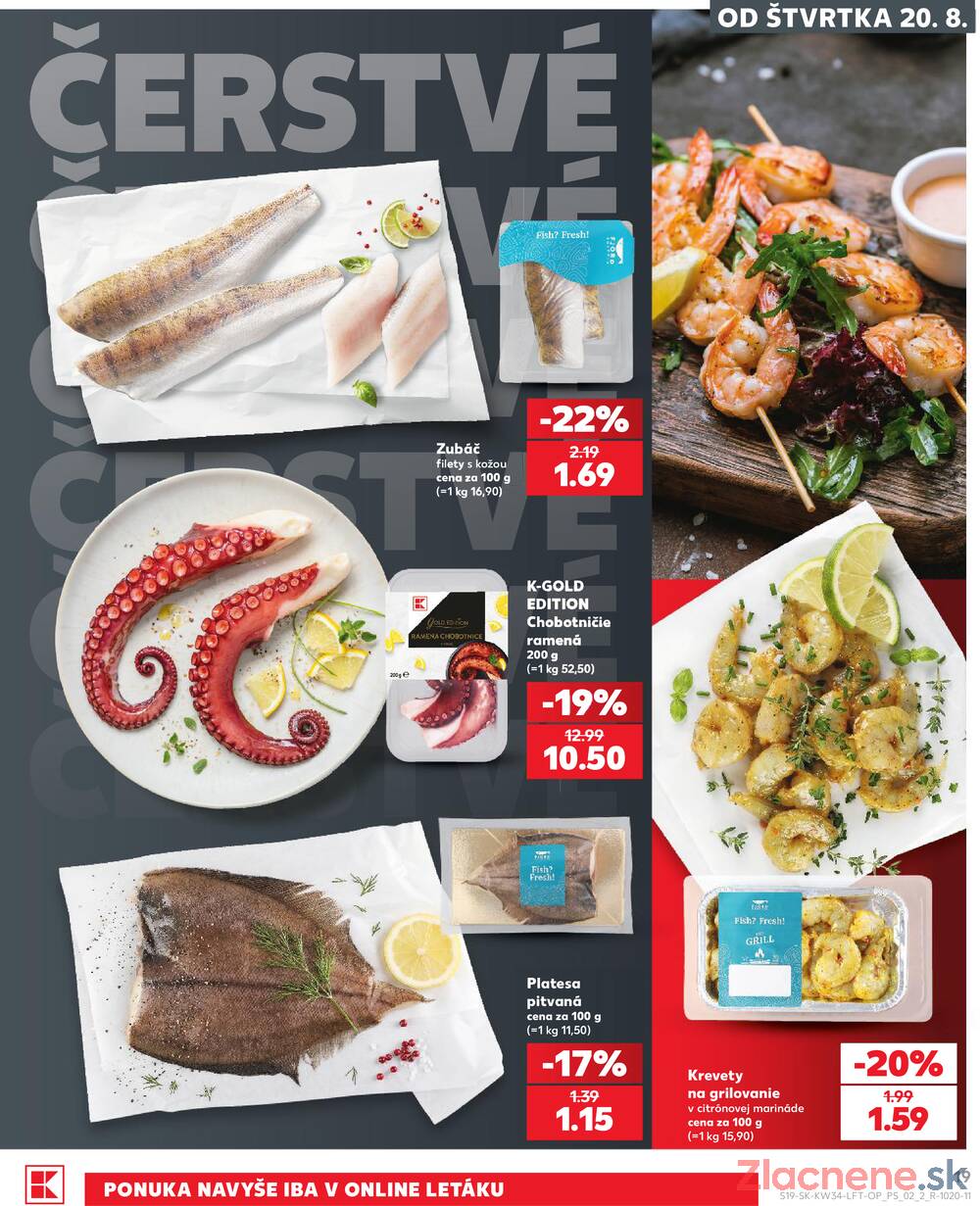 Kaufland 20.8. - 26.8. - Kaufland Sereď