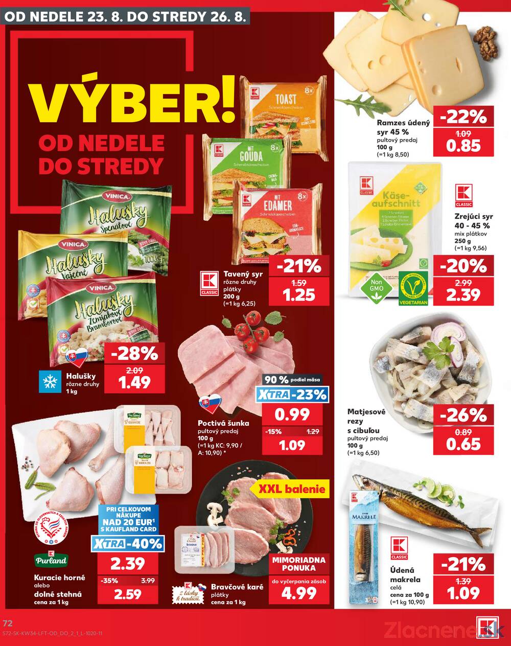 Kaufland 20.8. - 26.8. - Kaufland Sereď