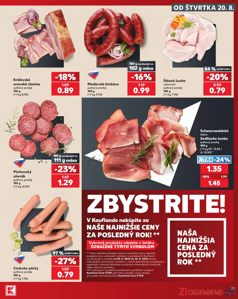 Kaufland 20.8. - 26.8. - Kaufland Bratislava - Petržalka