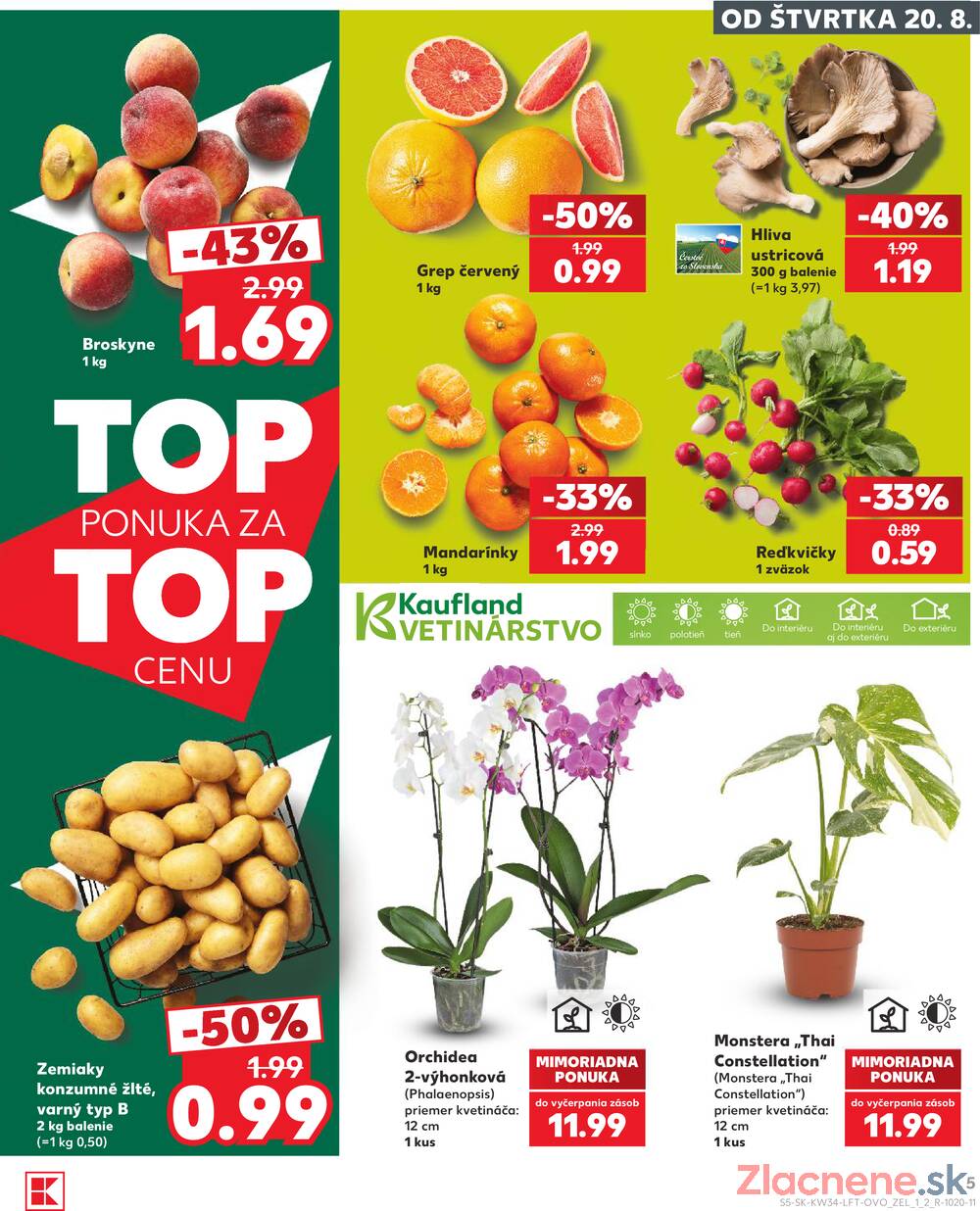 Kaufland 20.8. - 26.8. - Kaufland Bratislava - Podunajské Biskupice
