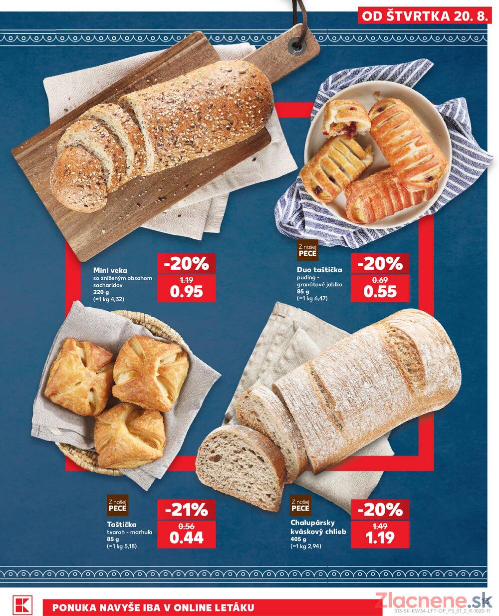 Kaufland 20.8. - 26.8. - Kaufland Bratislava - Avion (Ivanská cesta)