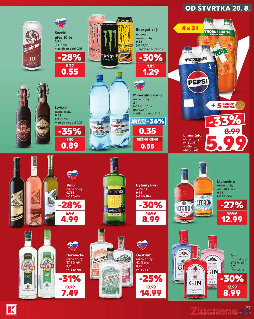 Kaufland 20.8. - 26.8. - Kaufland Ružomberok