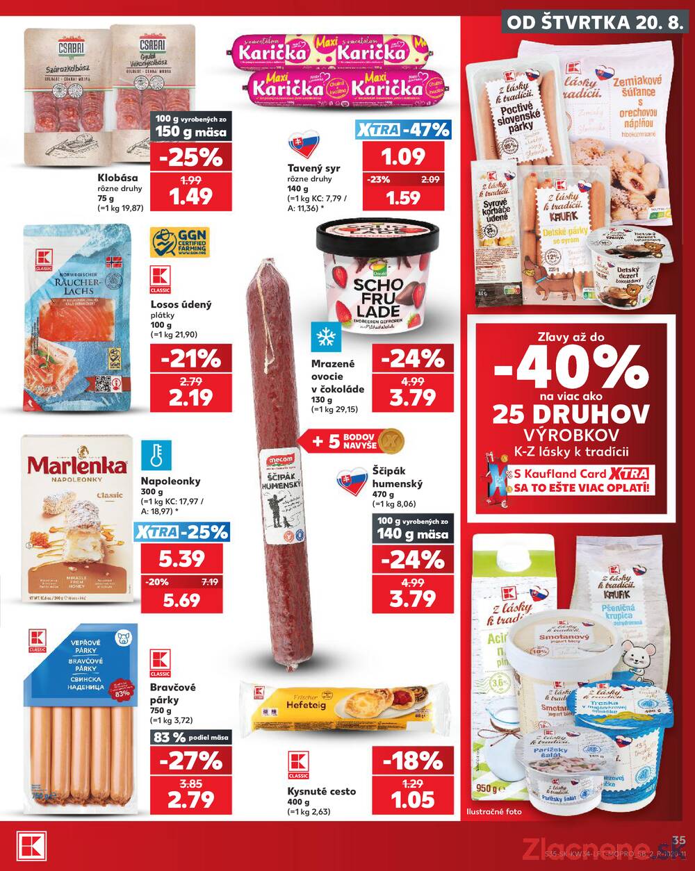 Kaufland 20.8. - 26.8. - Kaufland Ružomberok