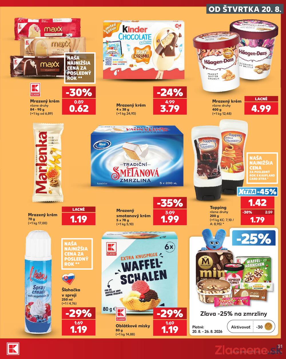 Kaufland 20.8. - 26.8. - Kaufland Žiar nad Hronom