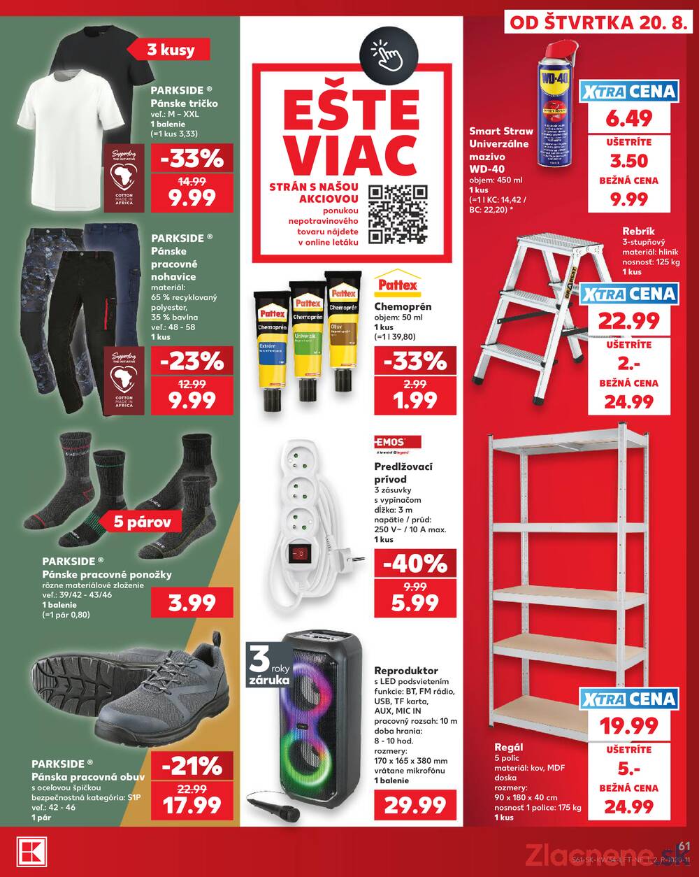 Kaufland 20.8. - 26.8. - Kaufland Žiar nad Hronom