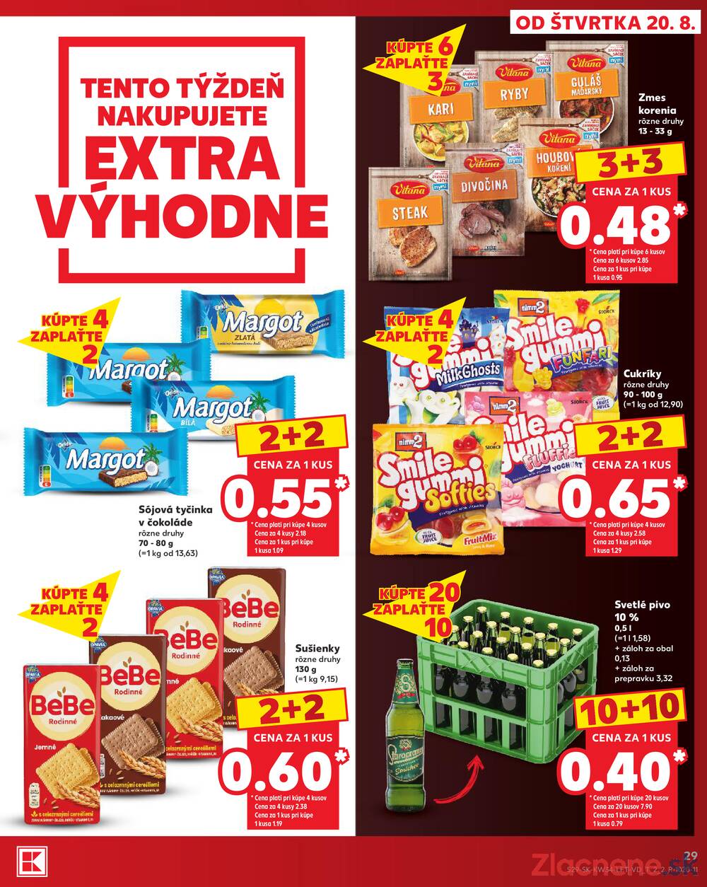 Kaufland 20.8. - 26.8. - Kaufland Trnava