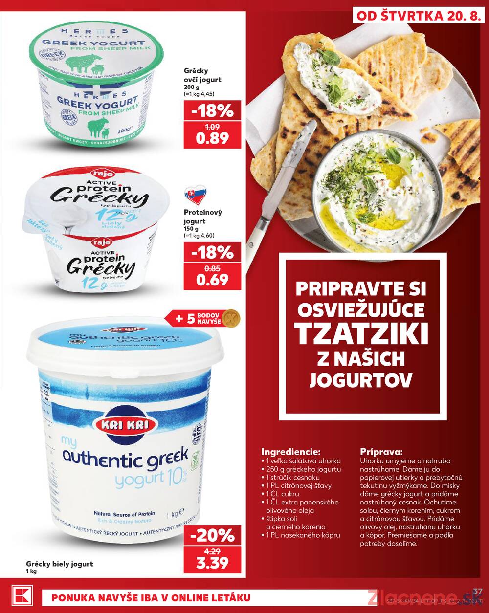 Kaufland 20.8. - 26.8. - Kaufland Trnava