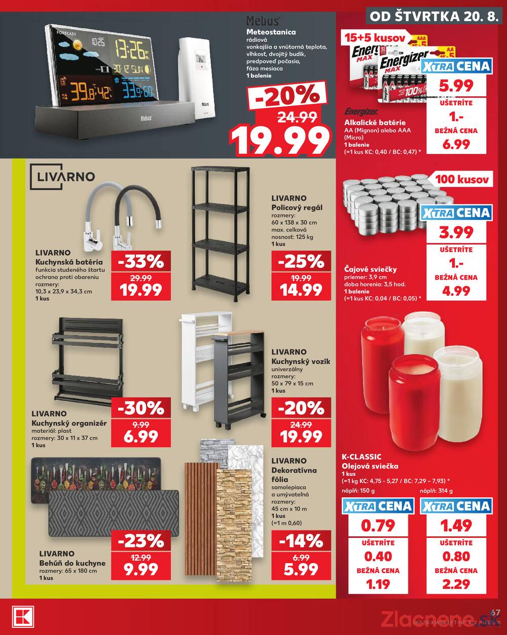 Kaufland 20.8. - 26.8. - Kaufland Trnava