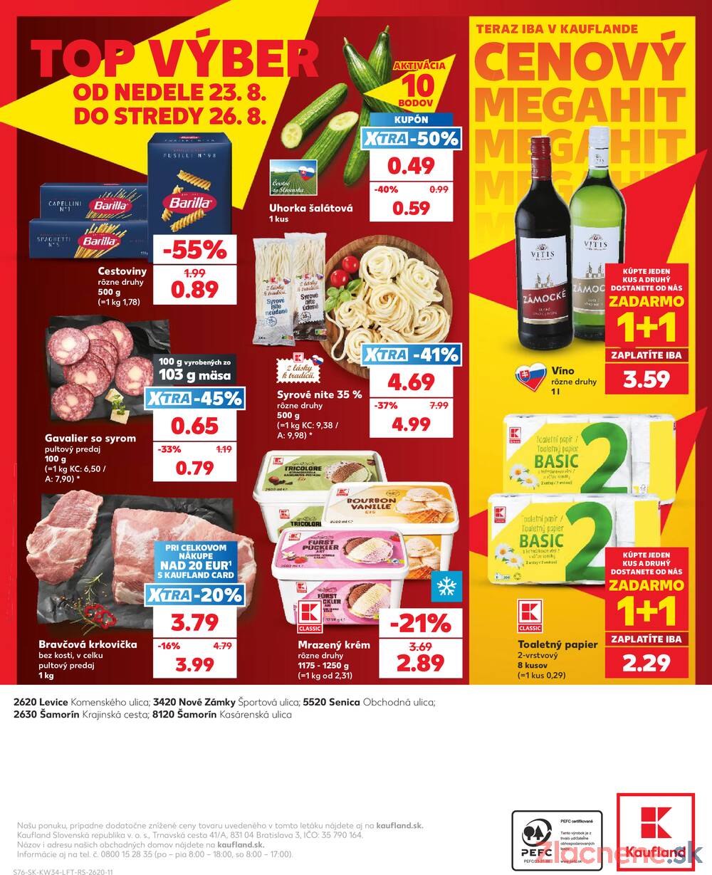 Leták Kaufland - Kaufland 20.8. - 26.8. - Kaufland Levice - strana 76 Leták Kaufland - Kaufland 20.8. - 26.8. - Kaufland Levice - strana 76
