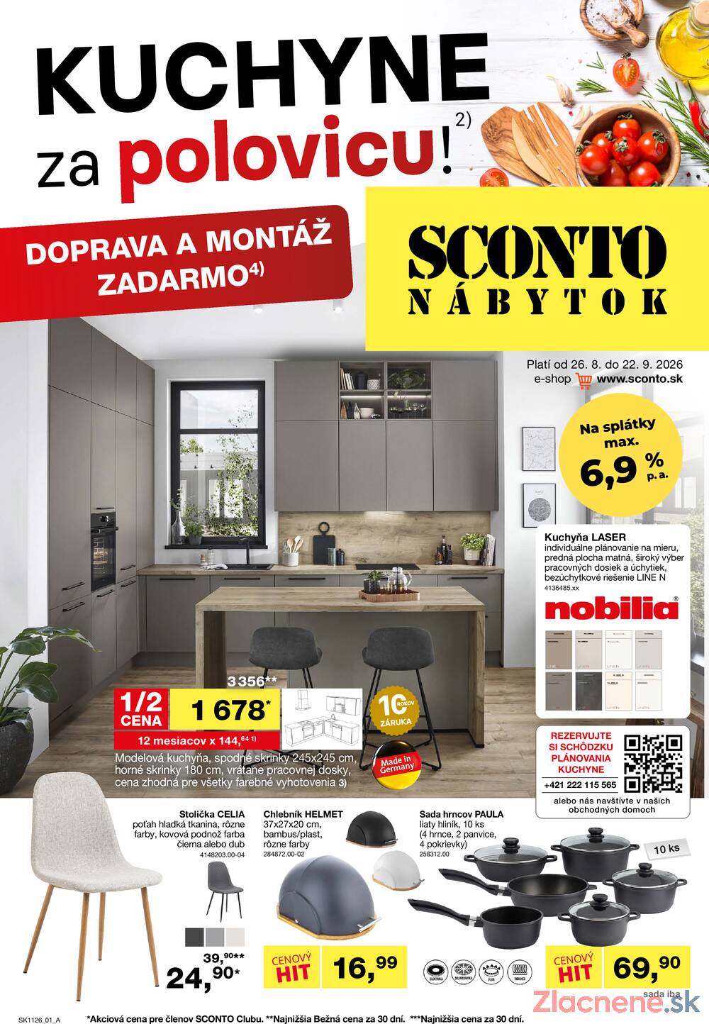Leták SCONTO nábytok - Sconto nábytok od 26.8. do 22.9.2026 - strana 1 Leták SCONTO nábytok - Sconto nábytok od 26.8. do 22.9.2026 - strana 1