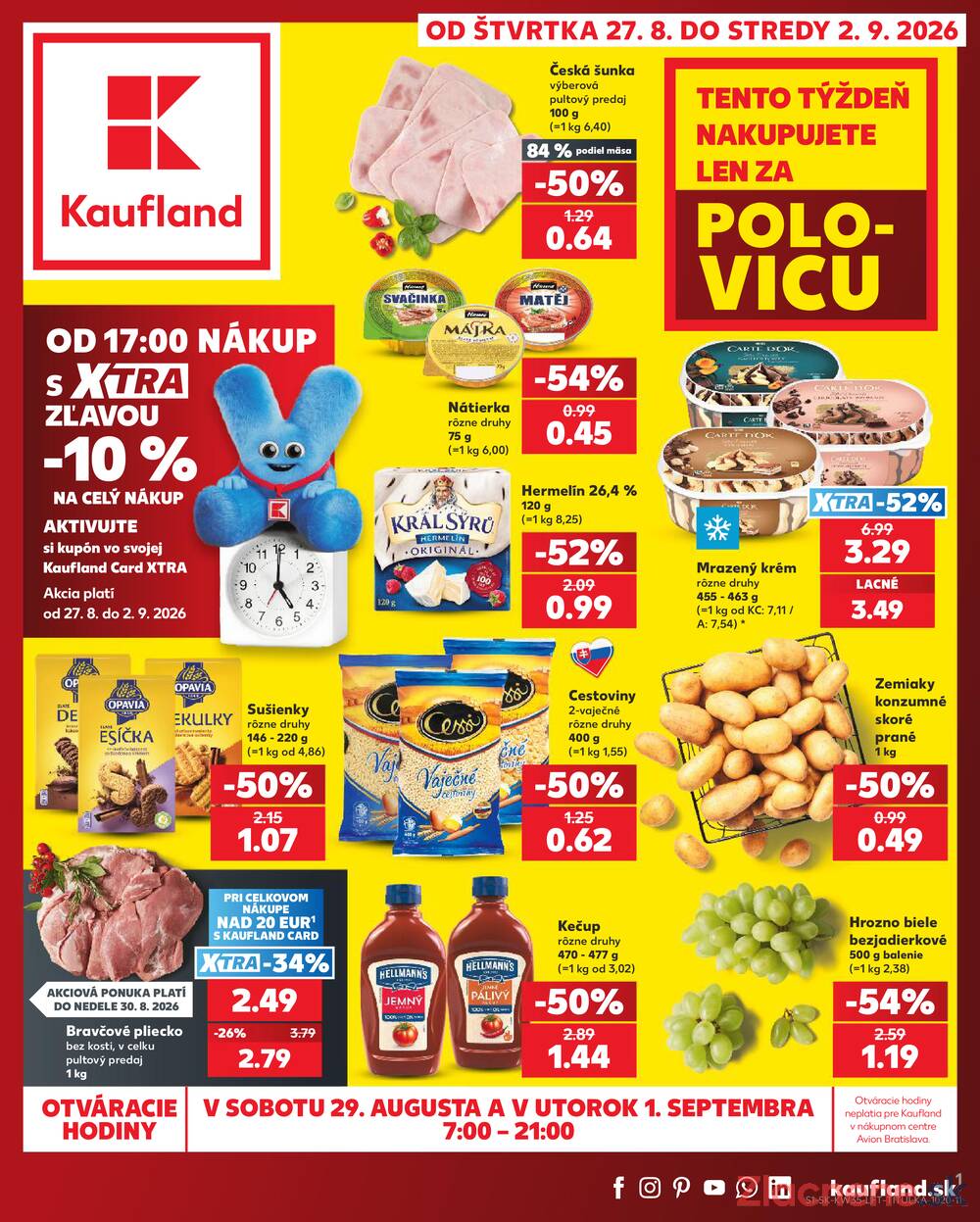 Kaufland 27.8. - 2.9. - Kaufland Bardejov