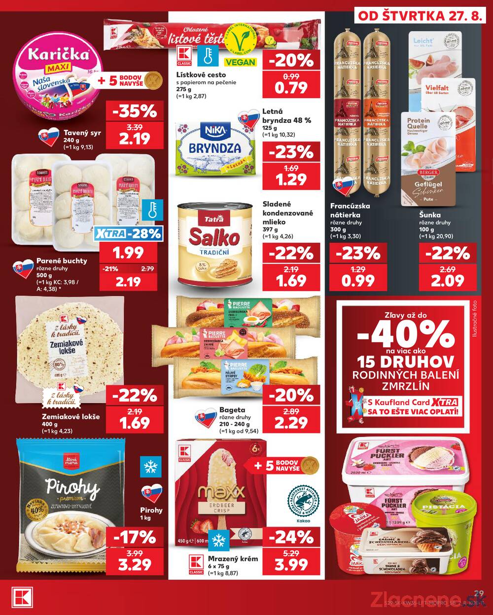 Kaufland 27.8. - 2.9. - Kaufland Bardejov