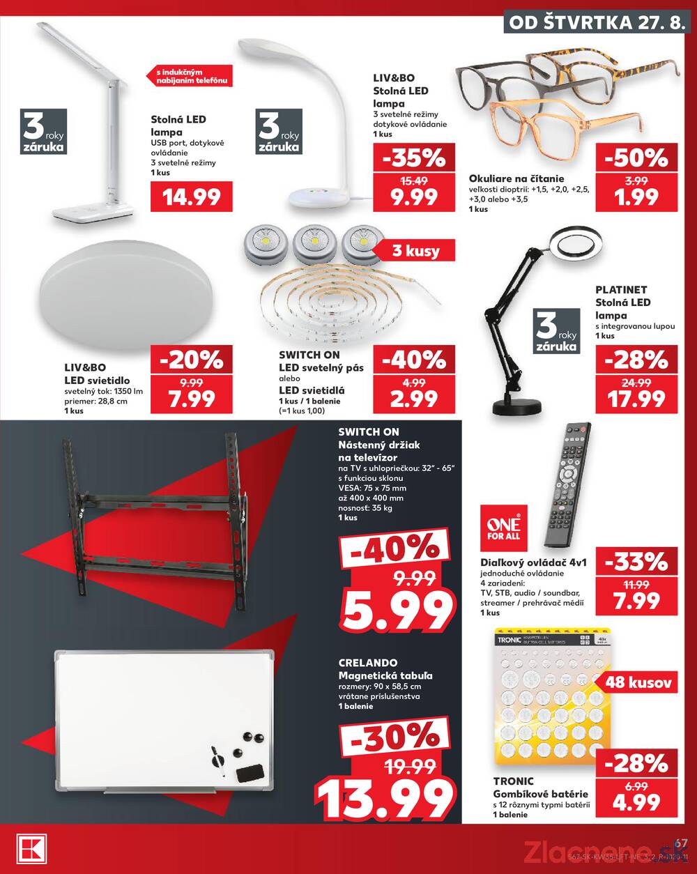 Kaufland 27.8. - 2.9. - Kaufland Bardejov
