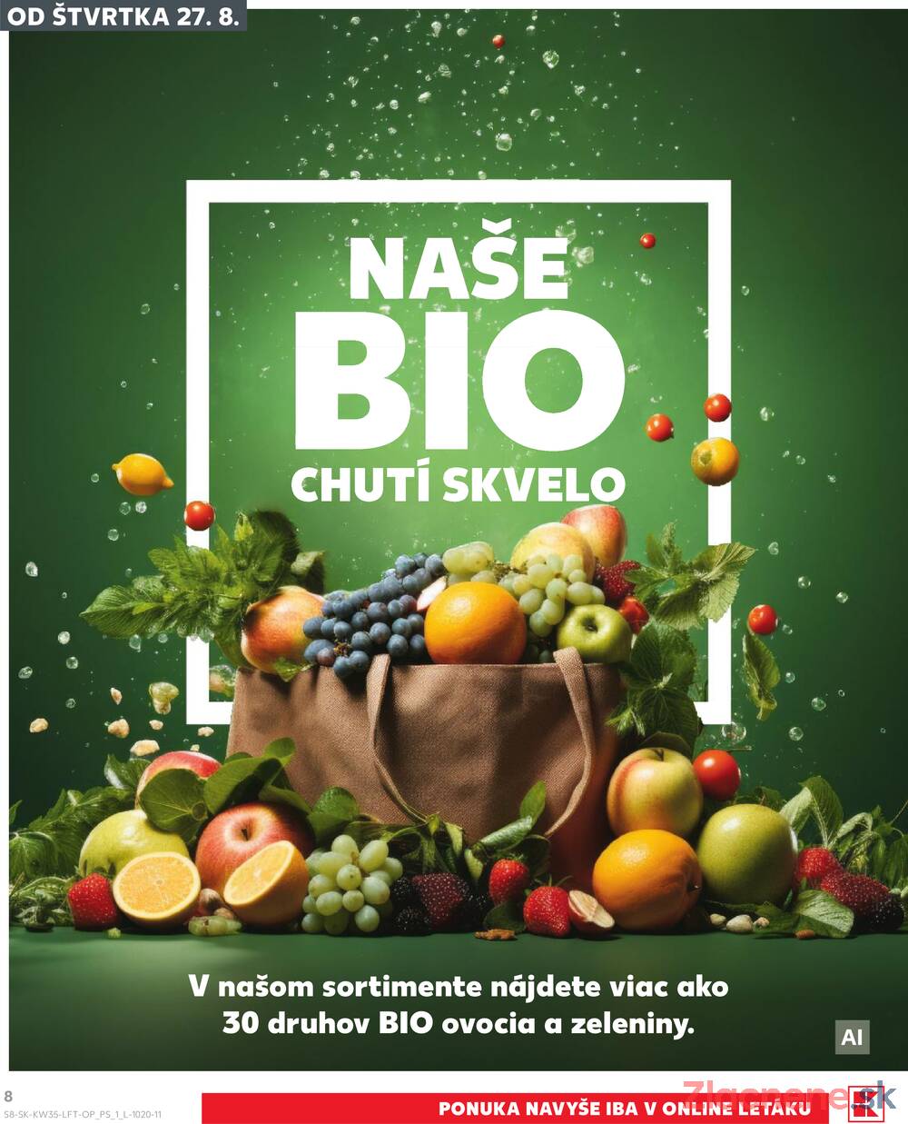 Kaufland 27.8. - 2.9. - Kaufland Poprad - Jiřího Wolkera