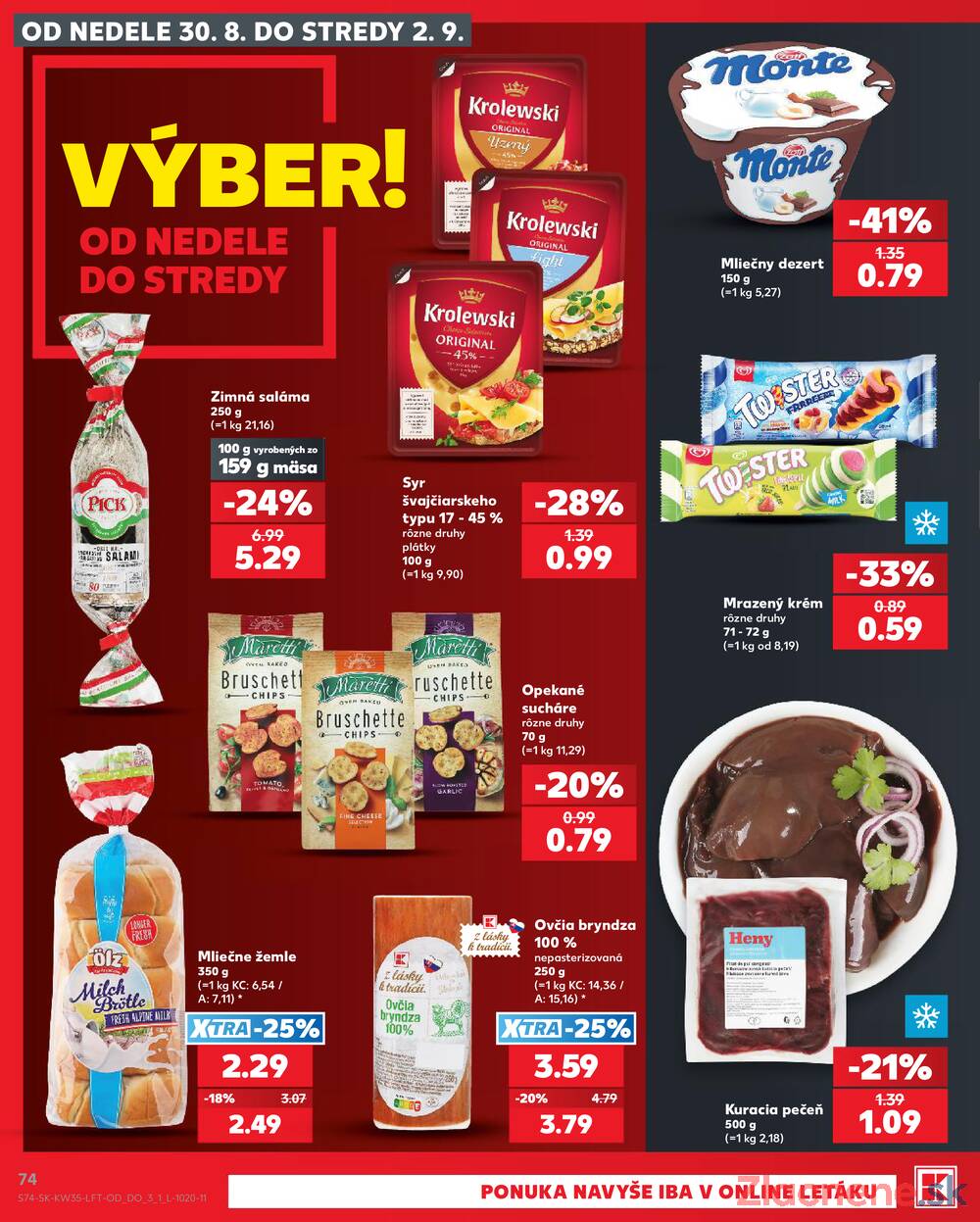 Kaufland 27.8. - 2.9. - Kaufland Piešťany