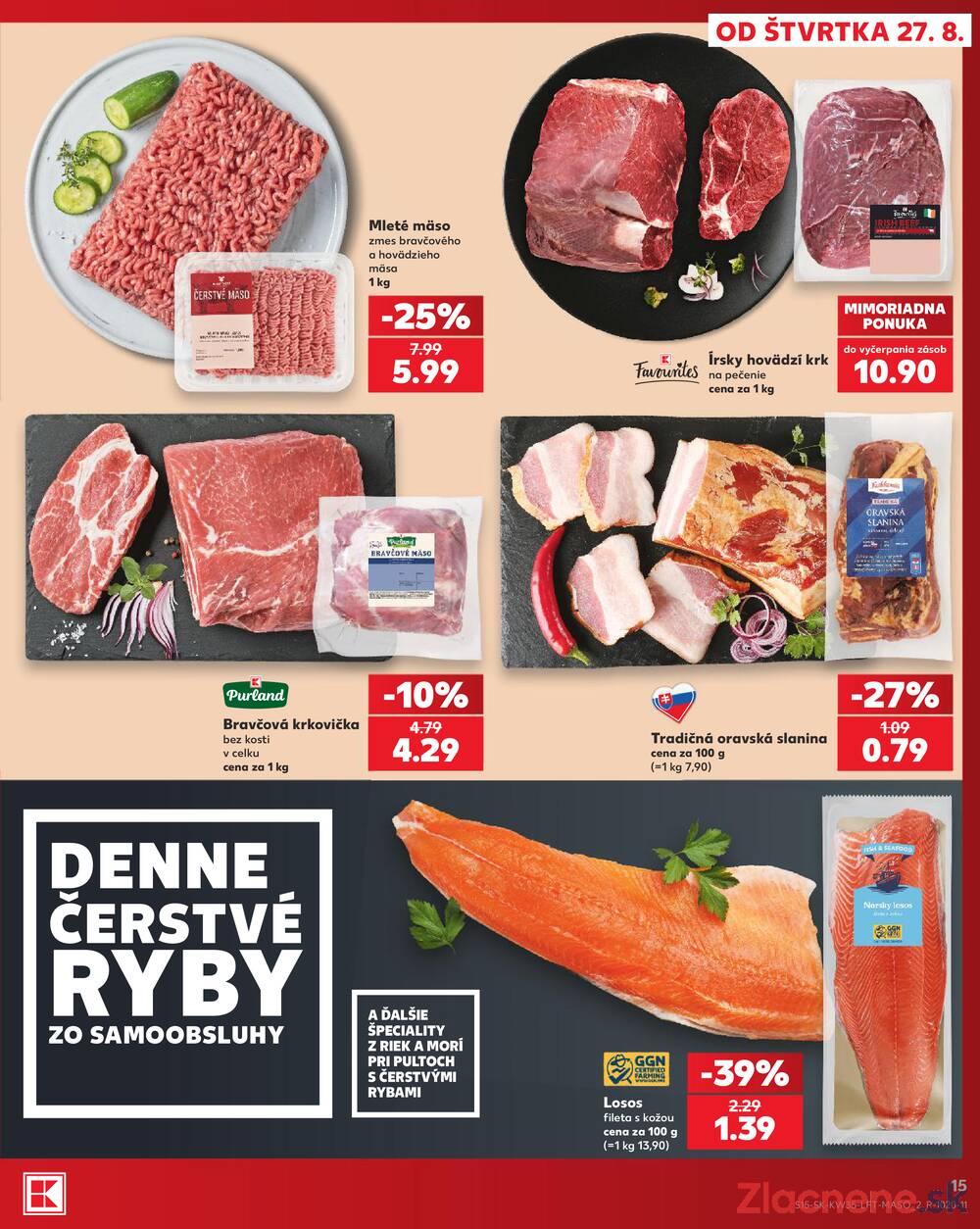 Kaufland 27.8. - 2.9. - Kaufland Malacky