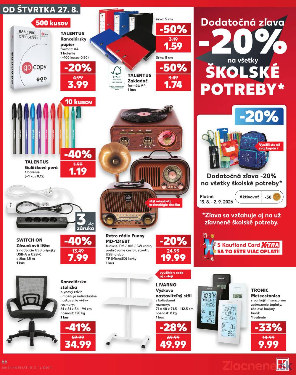 Kaufland 27.8. - 2.9. - Kaufland Malacky
