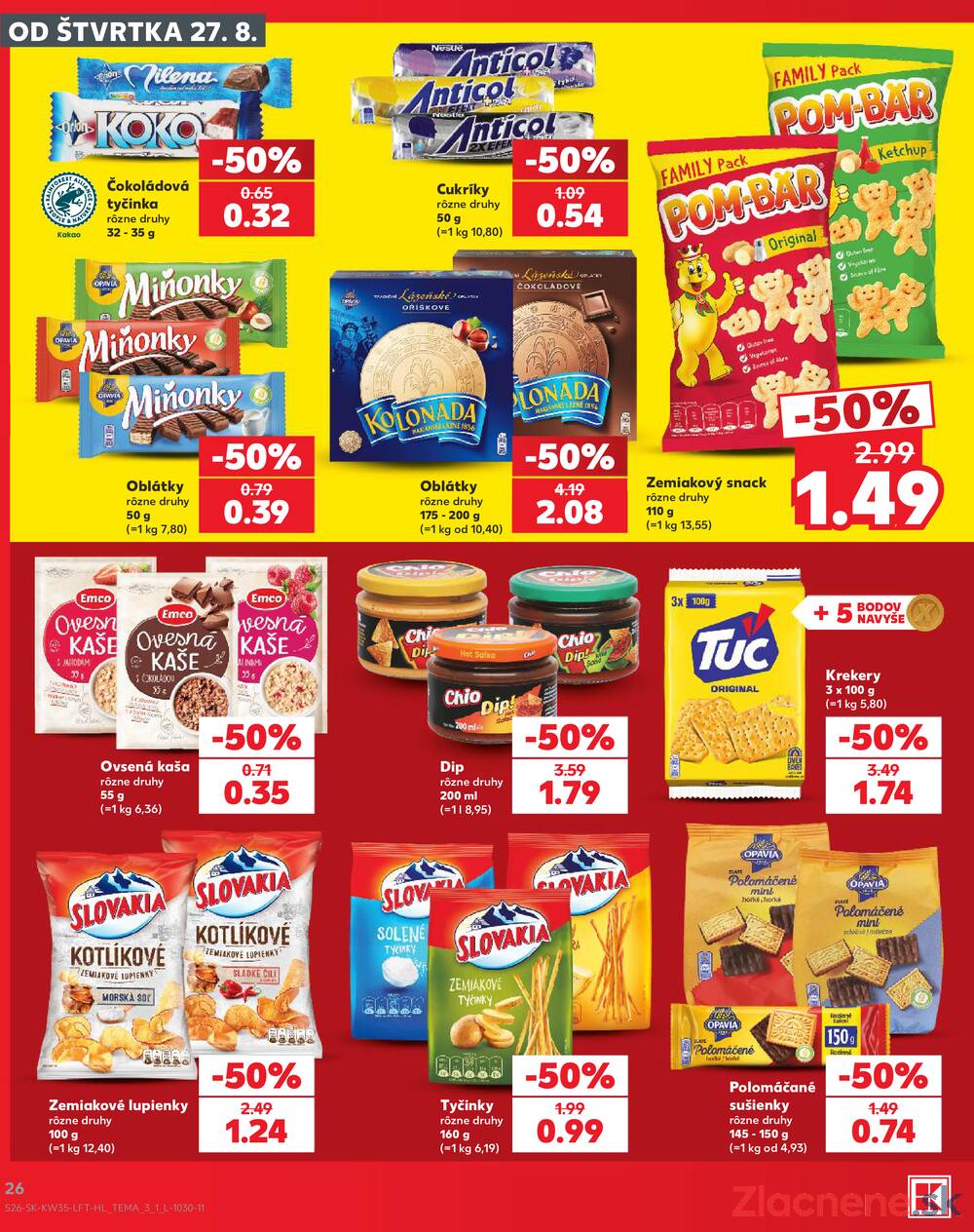 Leták Kaufland - Kaufland 27.8. - 2.9. - Kaufland Galanta - strana 26 Leták Kaufland - Kaufland 27.8. - 2.9. - Kaufland Galanta - strana 26