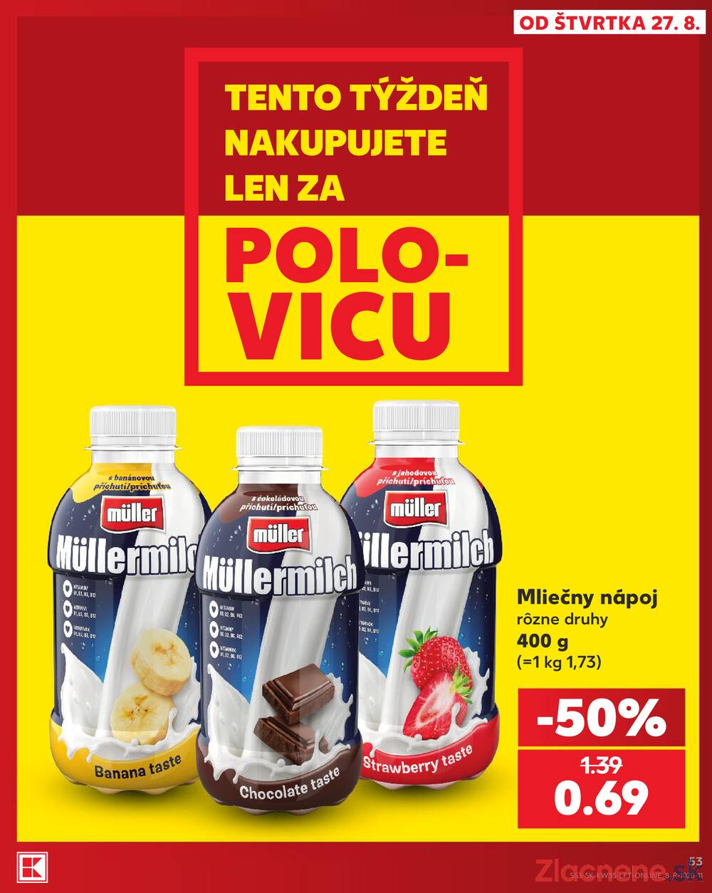 Kaufland 27.8. - 2.9. - Kaufland Bánovce nad Bebravou