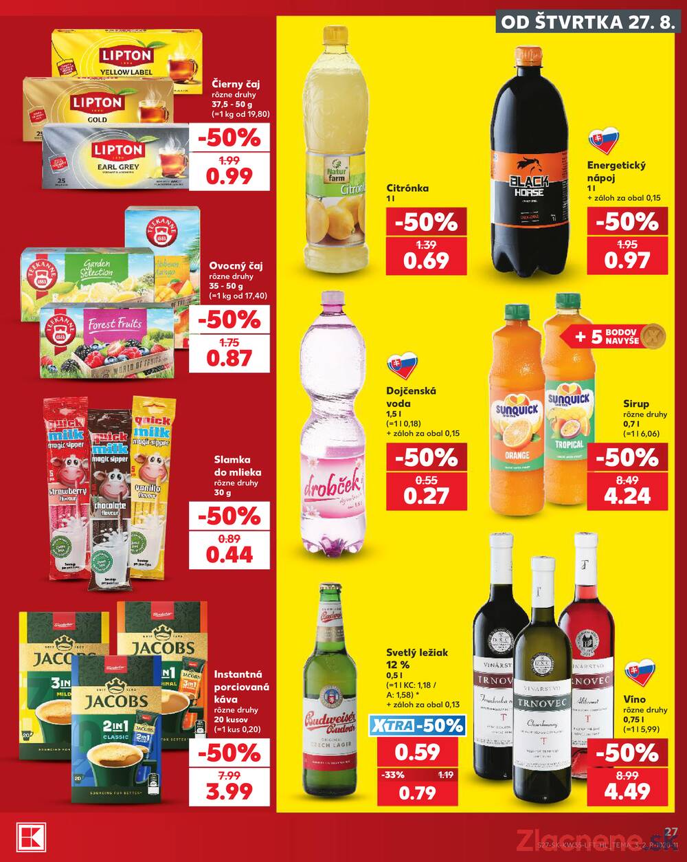 Kaufland 27.8. - 2.9. - Kaufland Bratislava - Petržalka
