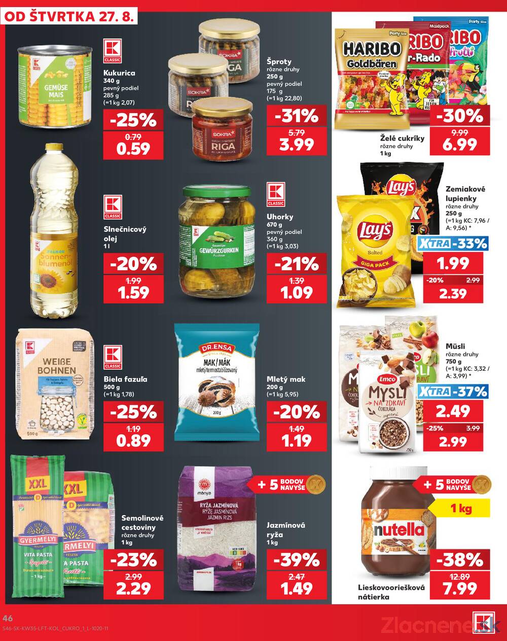 Kaufland 27.8. - 2.9. - Kaufland Trnava - Juh - Bratislavská