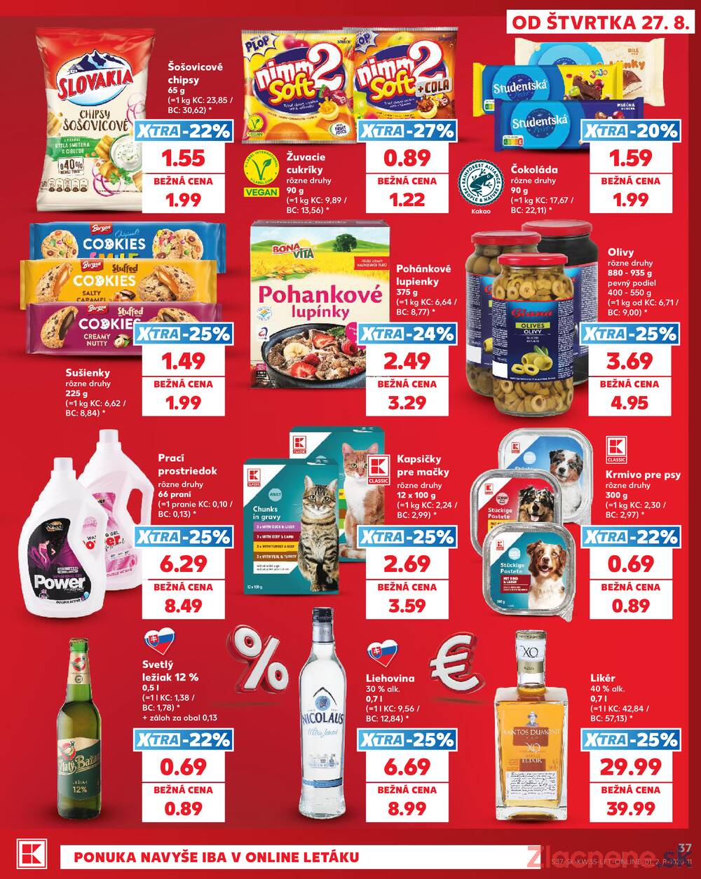 Kaufland 27.8. - 2.9. - Kaufland Bratislava - Avion (Ivanská cesta)